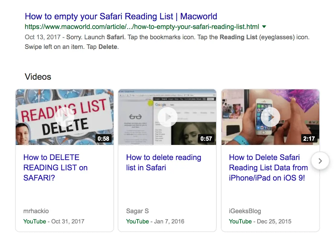 Ranking Youtube videos in Google search